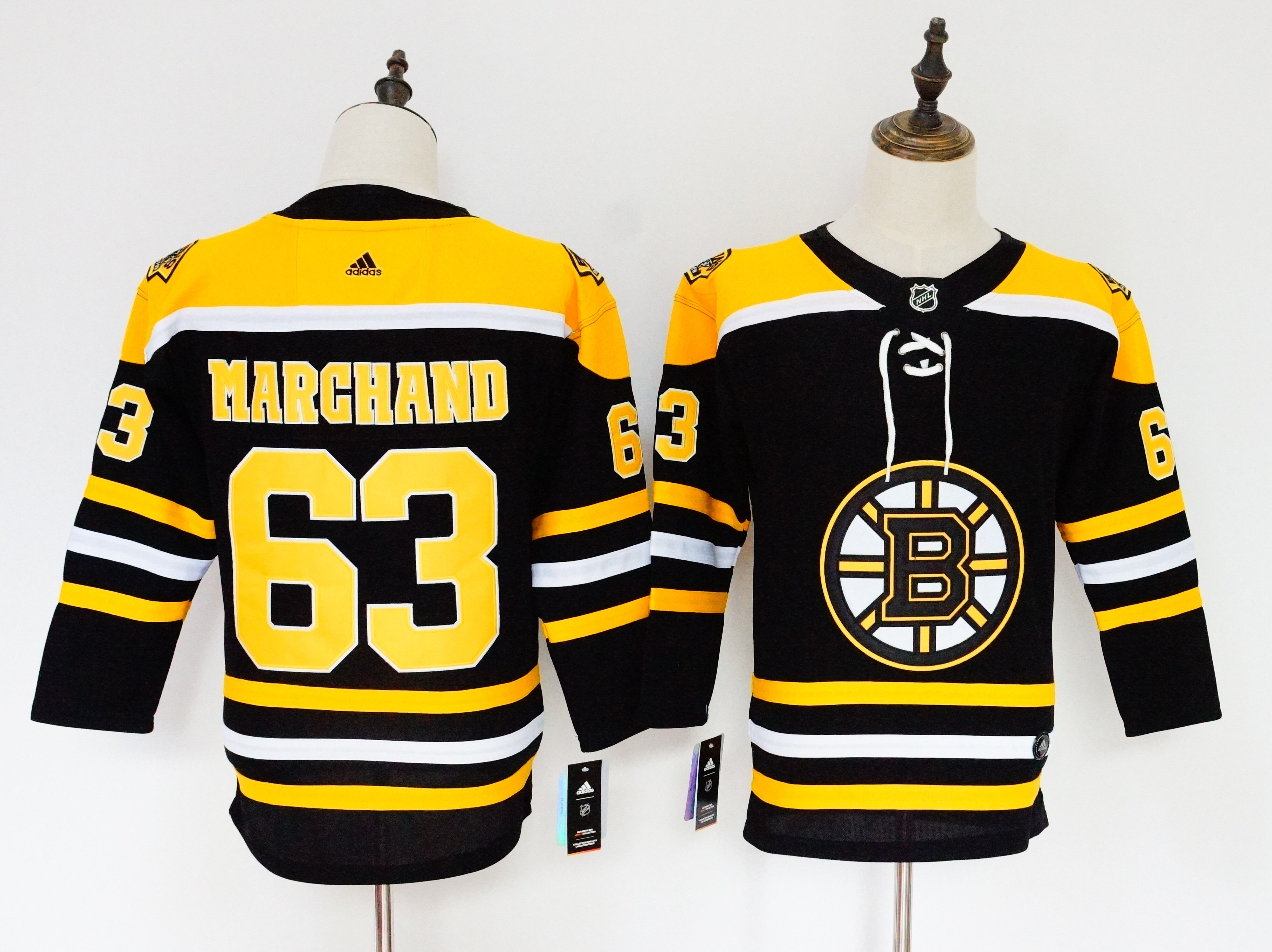 Women Boston Bruins #63 Brad Marchand Black Adidas Hockey Stitched NHL Jerseys->toronto maple leafs->NHL Jersey